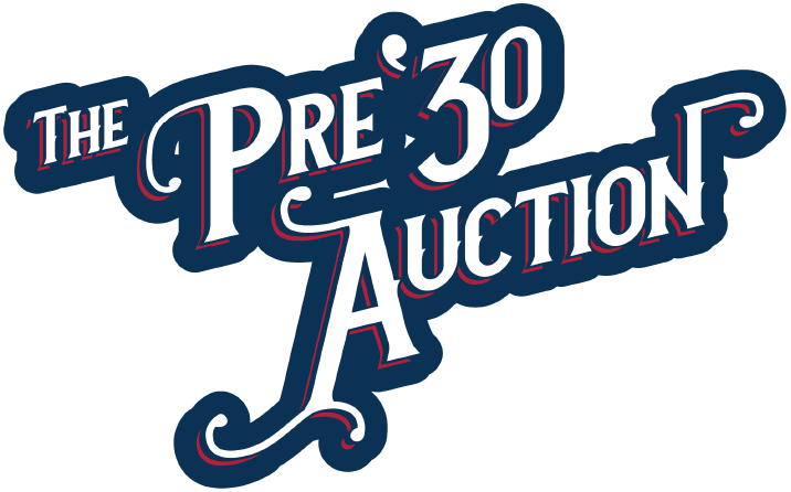 The Pre '30 Auction Logo
